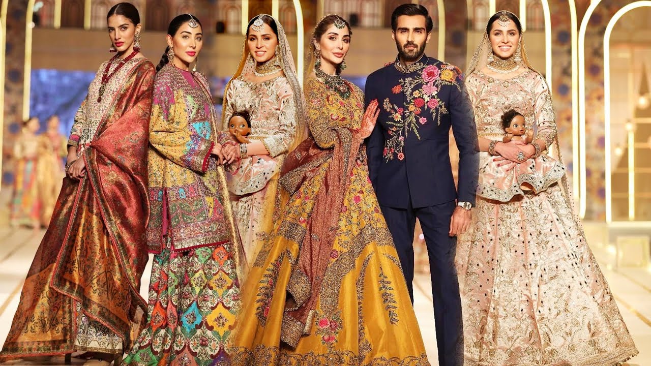 open lace back dress Serene X Sajal Aly Orange Bridal Pakistani Suit SB-33 Husn main image 1