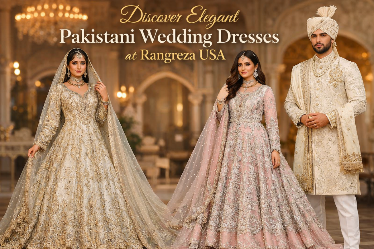 Pakistani Wedding Dresses - Traditional Lehengas | AROOSH Designs  Rangreza