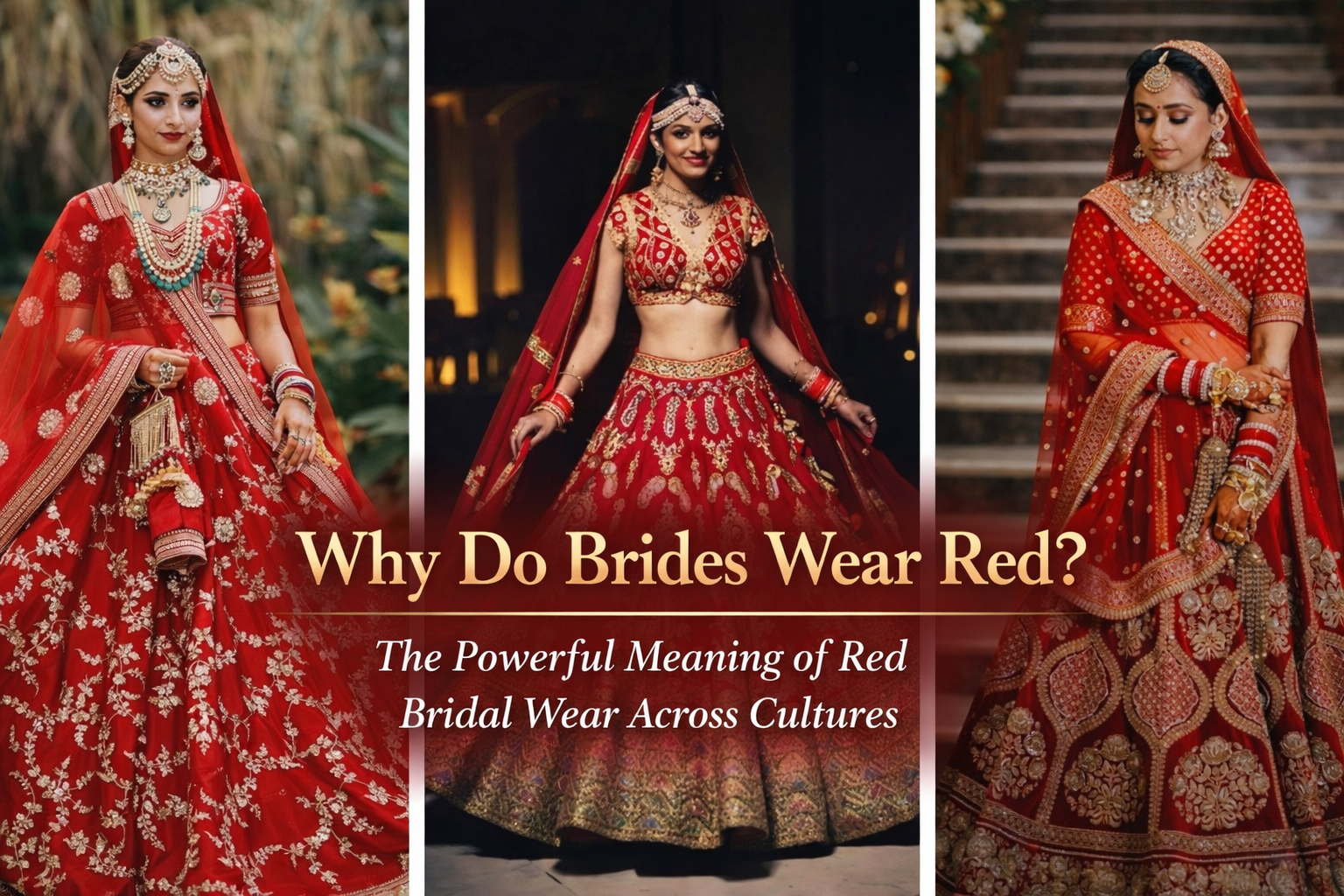 Why Do Brides Wear Red? Meaning of Red Bridal Wear Across Cultures Rangreza Why Do Brides Wear Red? Meaning of Red Bridal Wear Across Cultures Rangreza