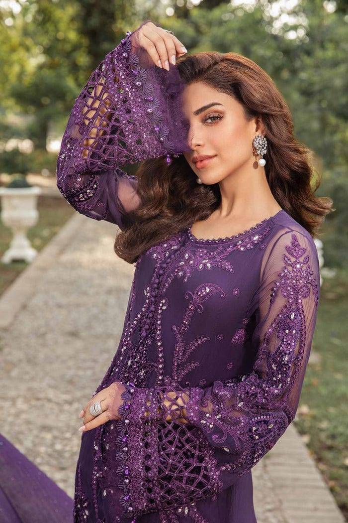 Rangreza Magenta - Chiffon Women Dress