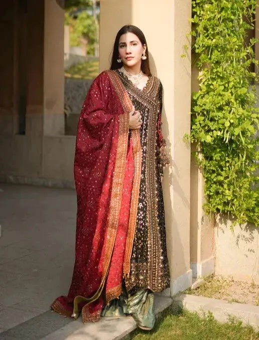 RANGREZA RANGREZA Pakistani Anarkali Dress | RR-3860-17 M / MONGIA / CHIFFON RANGREZA RANGREZA Pakistani Anarkali Dress | RR-3860-17 M / MONGIA / CHIFFON