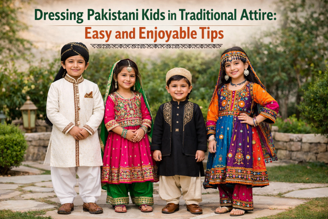 Dressing Pakistani Kids in Traditional Attire: Easy and Enjoyable Tips