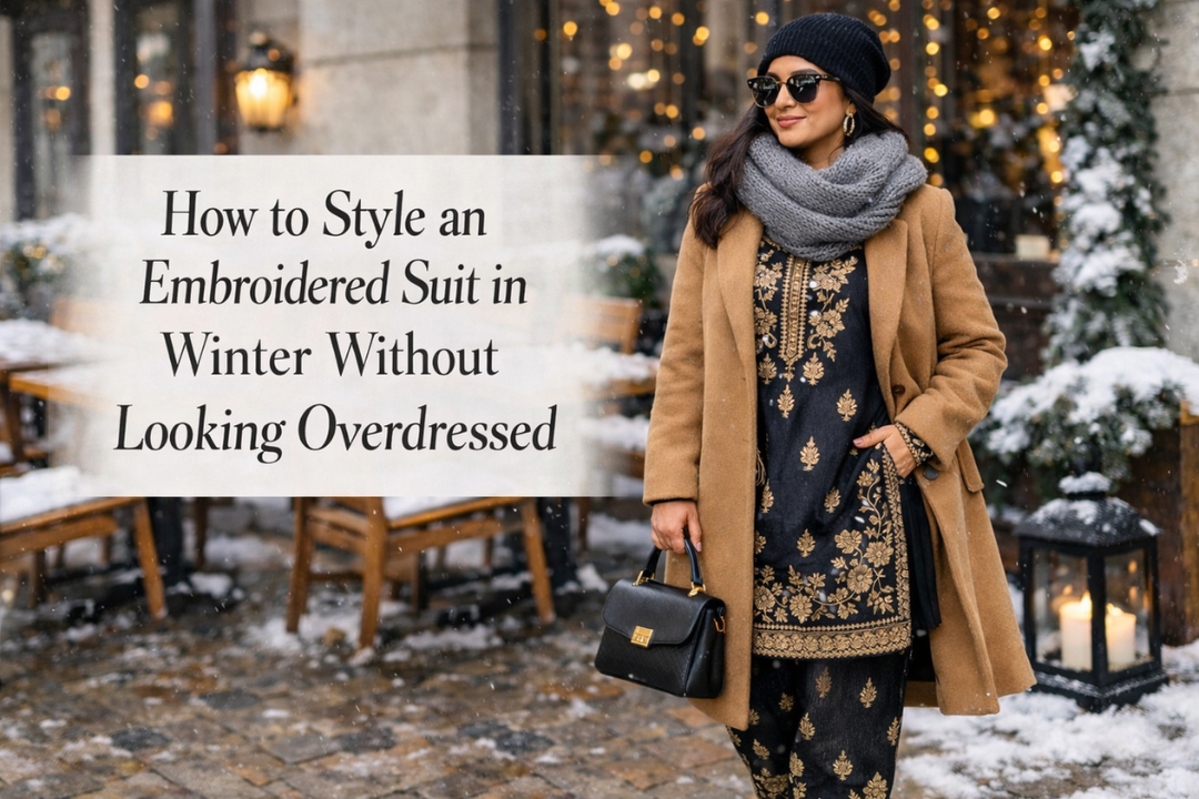  Embroidered Suit in Winter 
