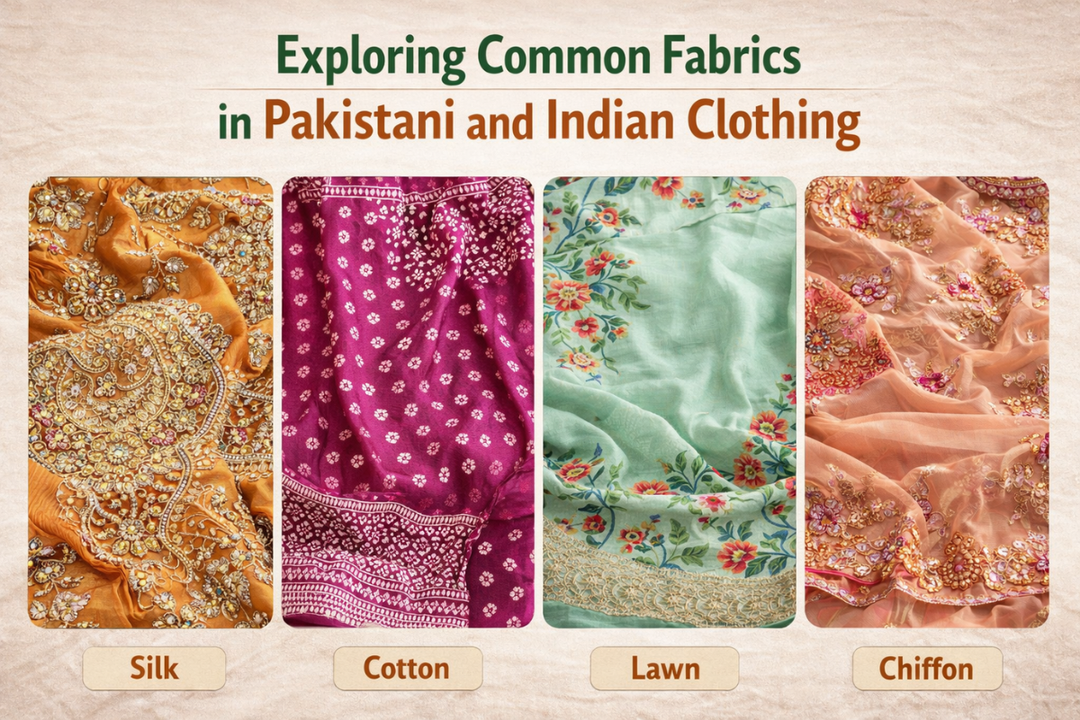 Exploring Common Fabrics in Pakistani and Indian Clothing