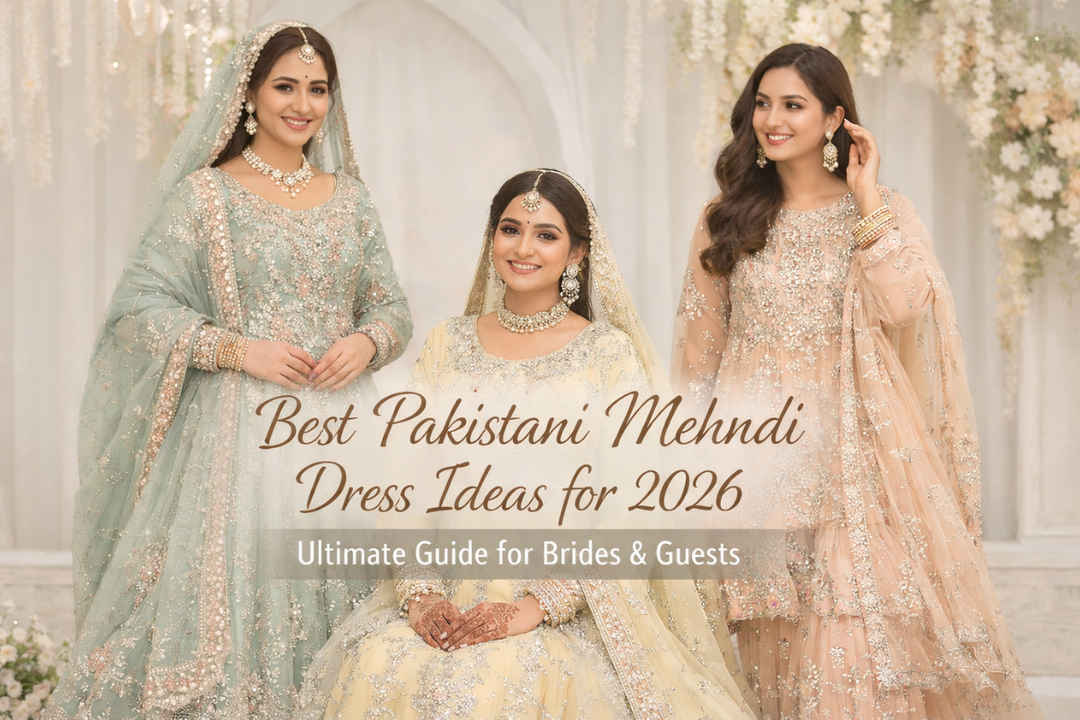 Pakistani Mehndi Dress Ideas 2026