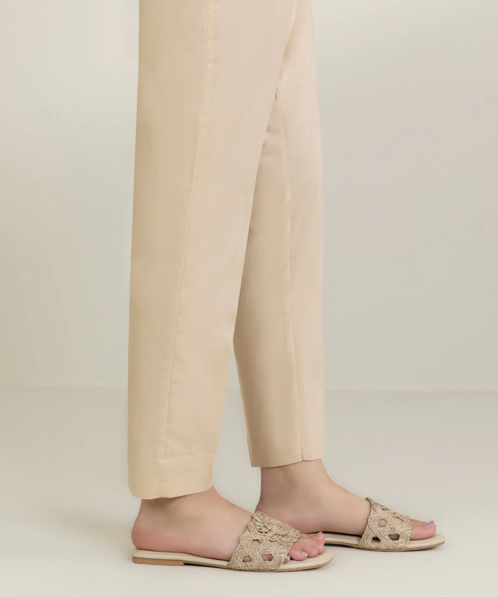 SAPPHIRE SAPPHIRE Cambric Pakistani Beige Pant | 000NSDY24V19-11 PANT RANGREZA USA 7327625425 United States S / Beige / Cambric M / Beige / Cambric L / Beige / Cambric XL / Beige / Cambric S Beige