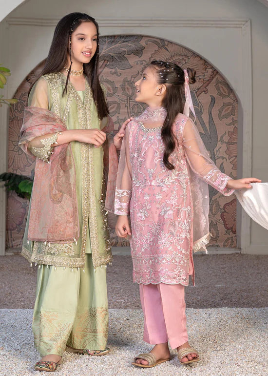 a Pakistani girls wearing shalwar kameez standing next to each other