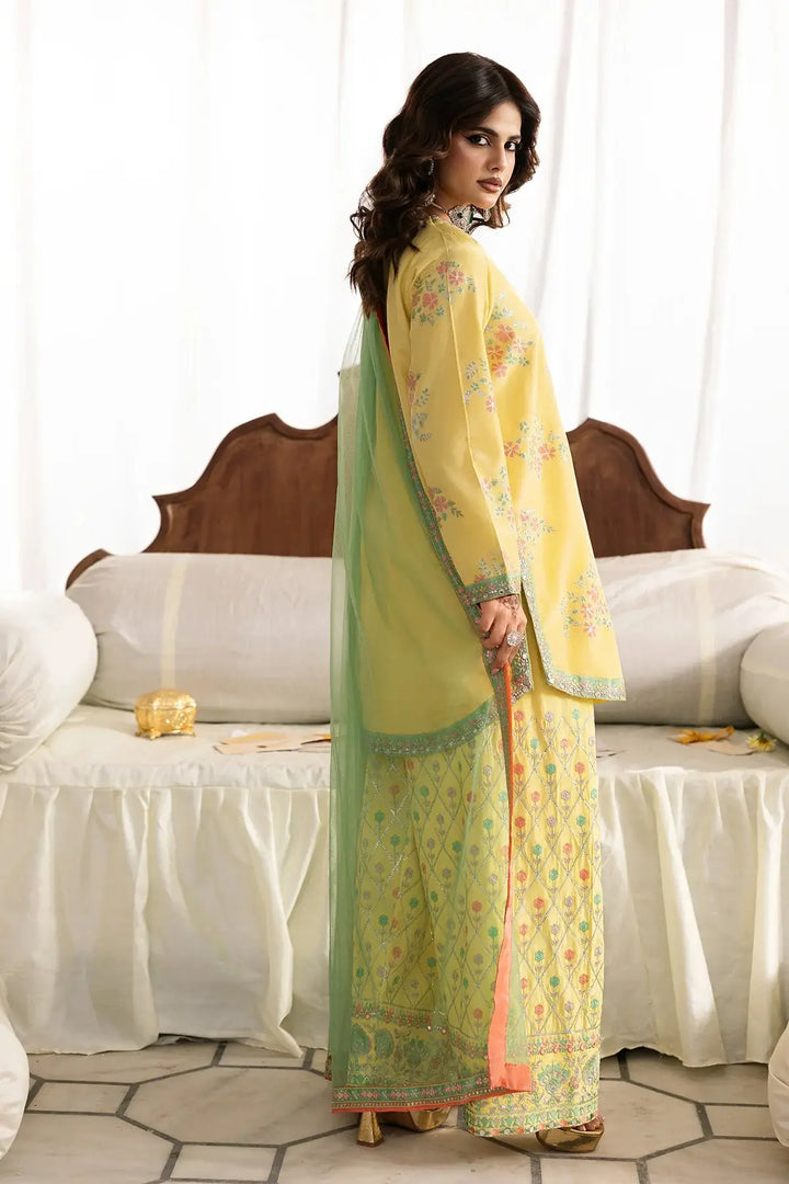 3-PC Embroidered Raw-Silk Suit | CMA-6-342-15