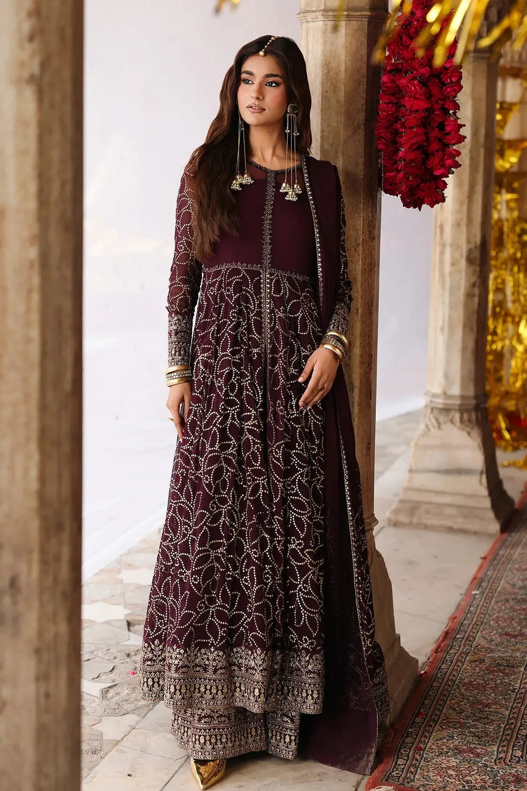 3-PC  Embroidered Chiffon | CMA-6-213-25