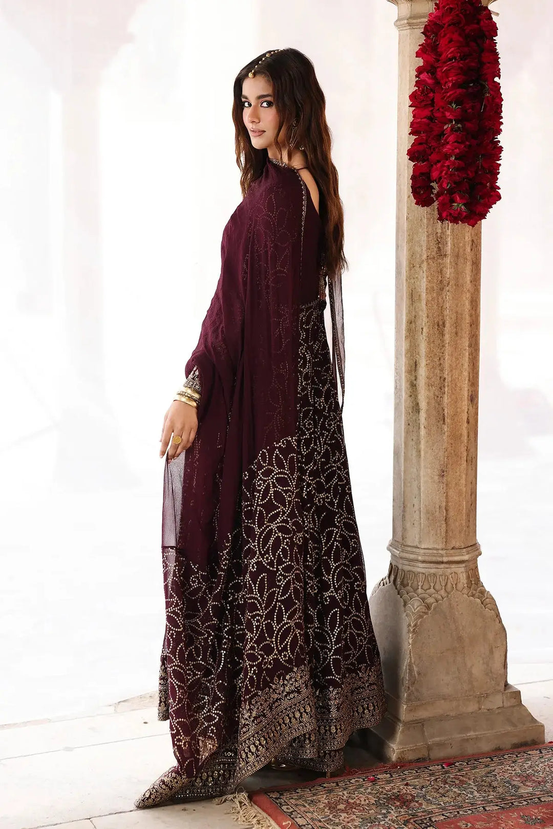 3-PC  Embroidered Chiffon | CMA-6-213-25