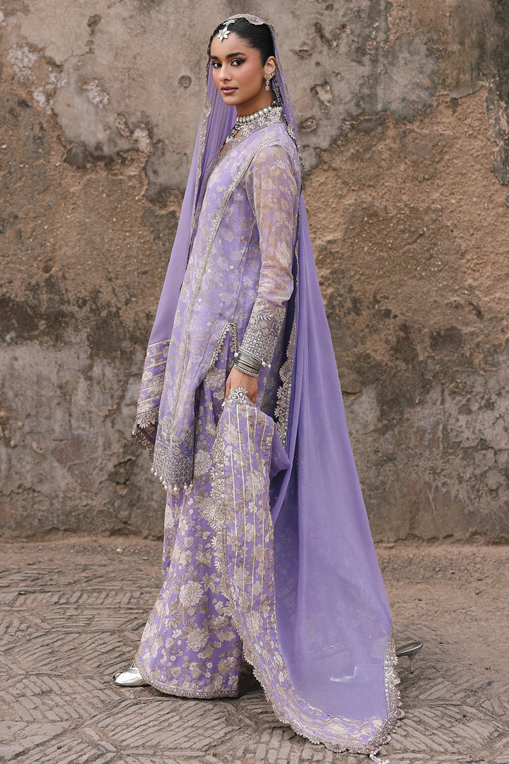3-Pc Embroidered Printed Chiffon | VSL6-11-16