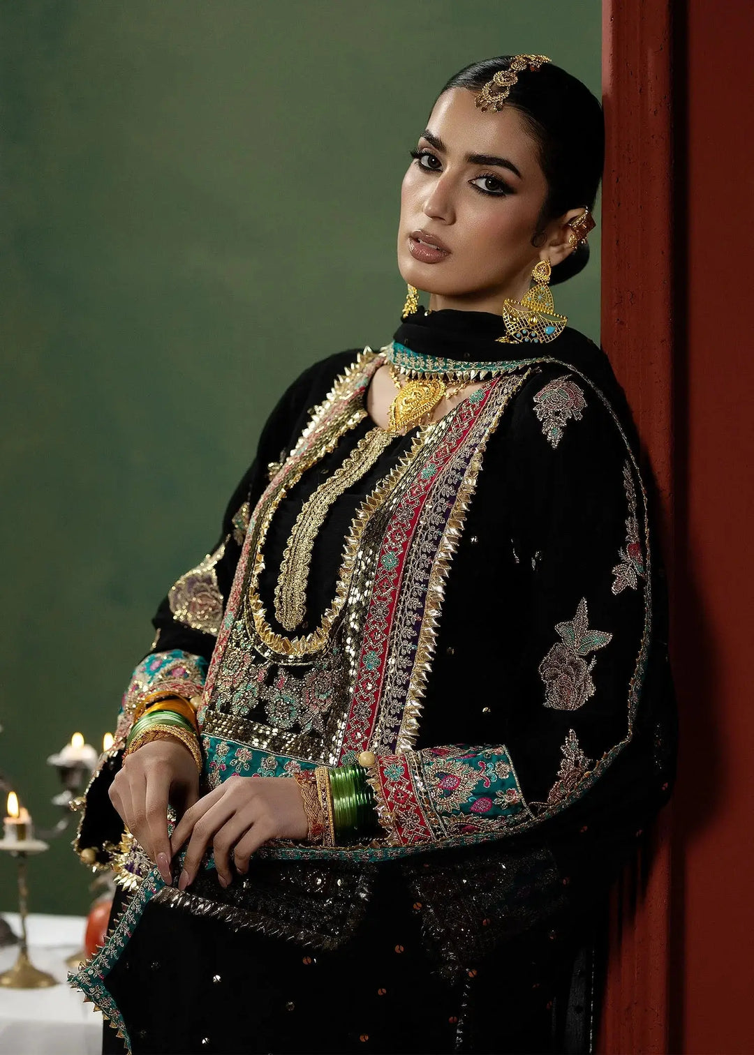 party simple pakistani wedding guest dresses RANGREZA Black | pakistani wedding guest dresses