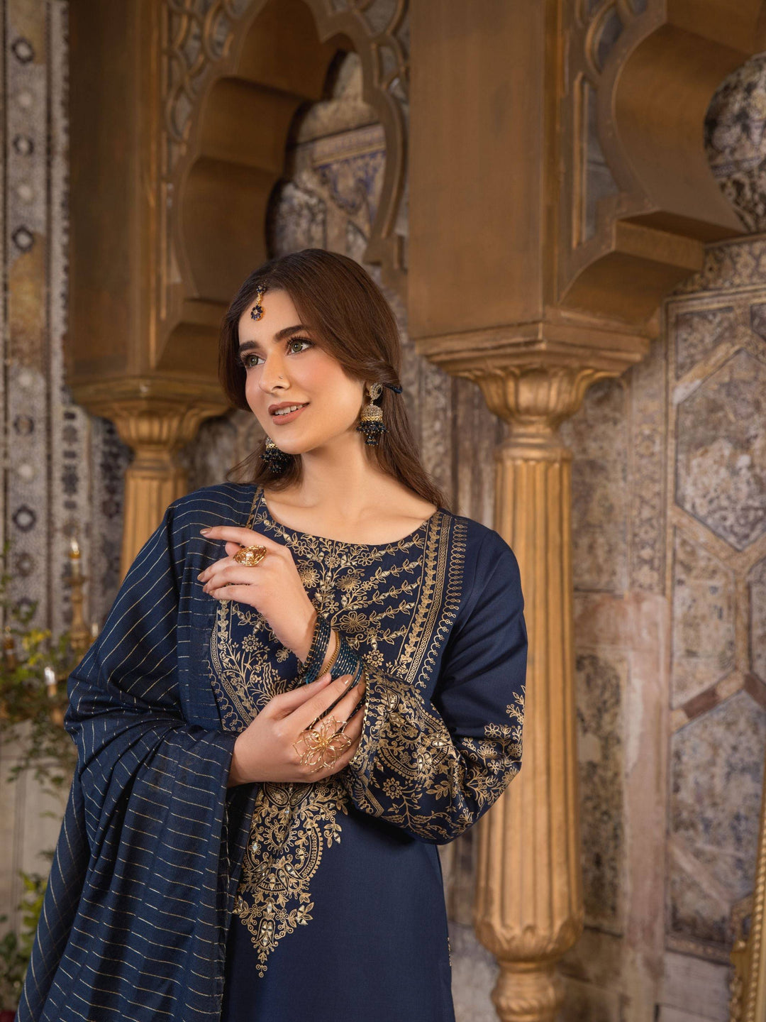 RANGREZA NAVY Gharara Eid modern pakistani clothing Soft Cotton Rangreza RANGREZA NAVY Gharara Eid modern pakistani clothing Soft Cotton Rangreza