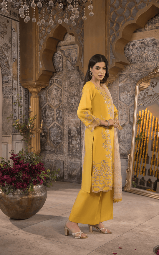 Rangreza  Cobalt Blue Farshi Eid