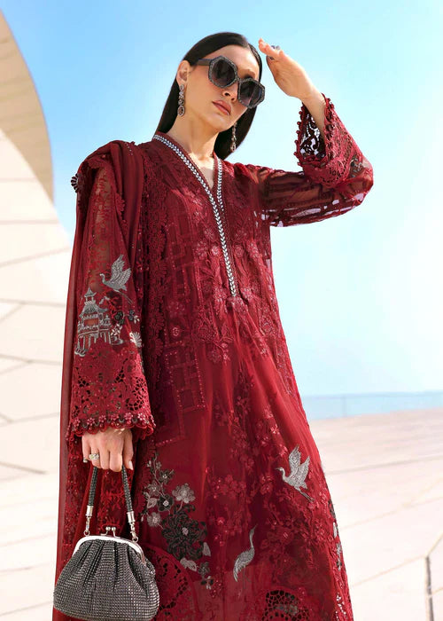 RANGREZA MAROON 3 PIECE DRESS | RR-1251