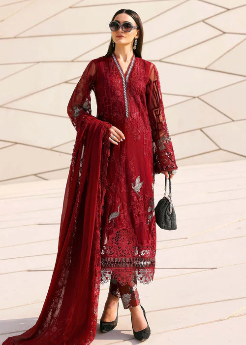 RANGREZA MAROON 3 PIECE DRESS | RR-1251