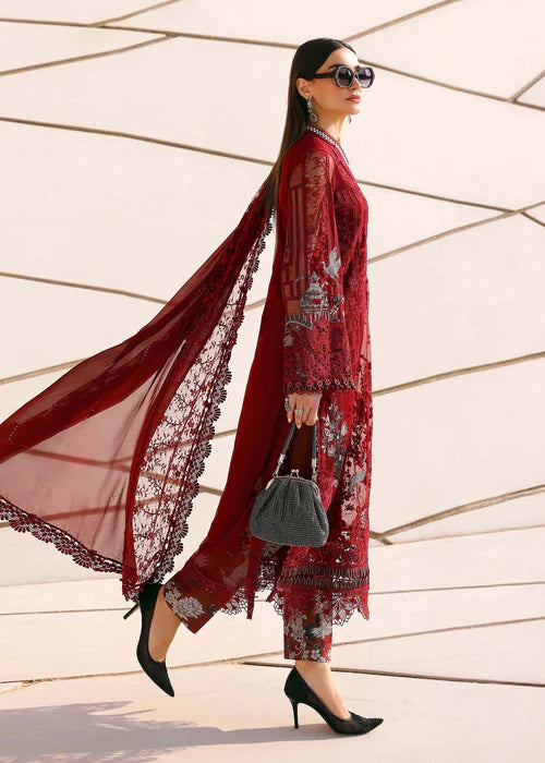 RANGREZA MAROON 3 PIECE DRESS | RR-1251
