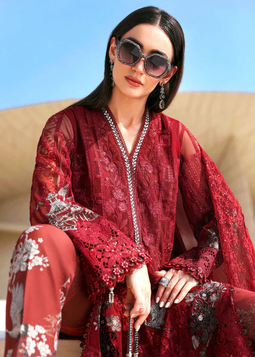 RANGREZA MAROON 3 PIECE DRESS | RR-1251