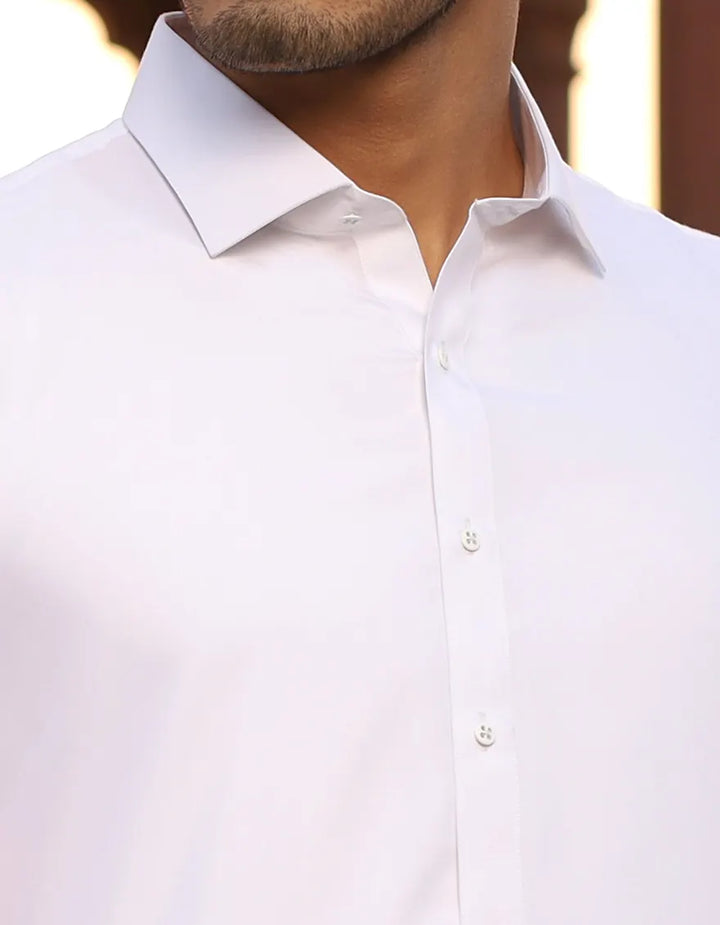 J. WHITE CASUAL KAMEEZ SHALWAR | JJKS-S-30727