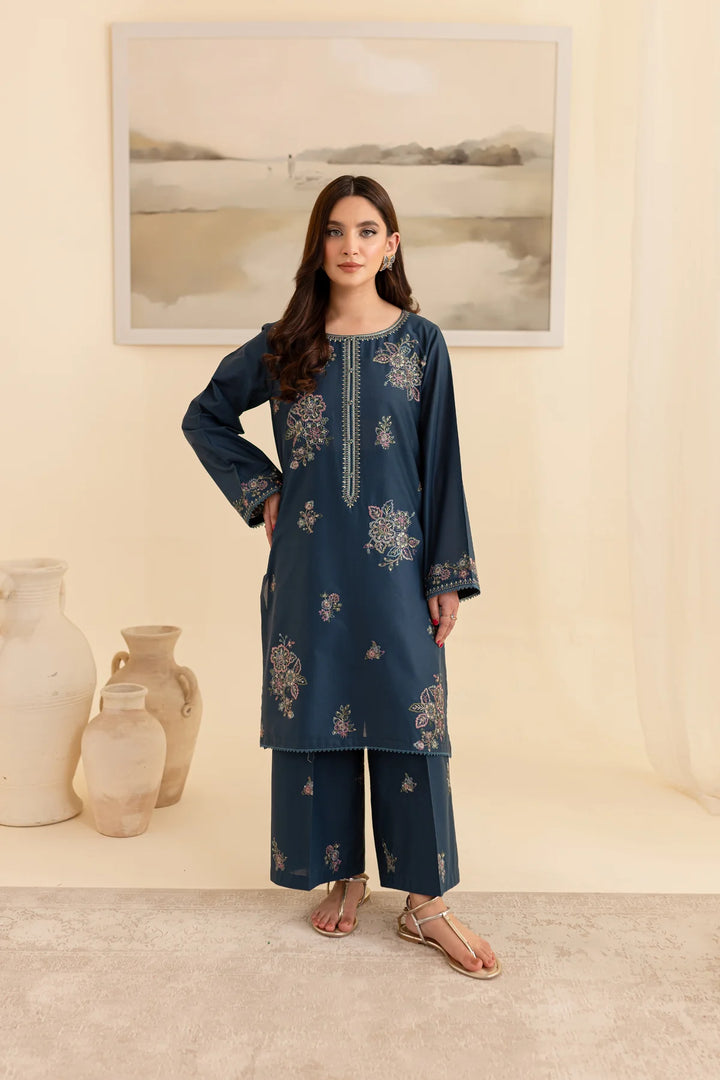 BATIK Embroidered Lawn Dress Adira 2Pc