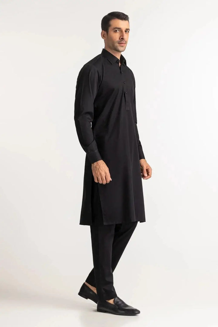 black kameez shalwar | R-01