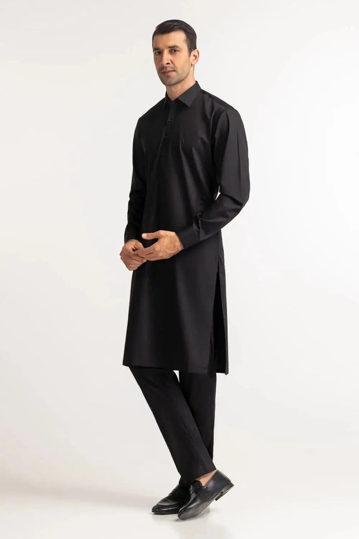 black kameez shalwar | R-01