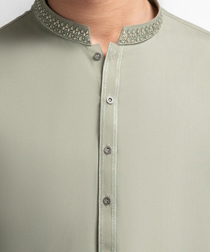 J. olive semi-formal kameez shalwar | JTKSA-39771