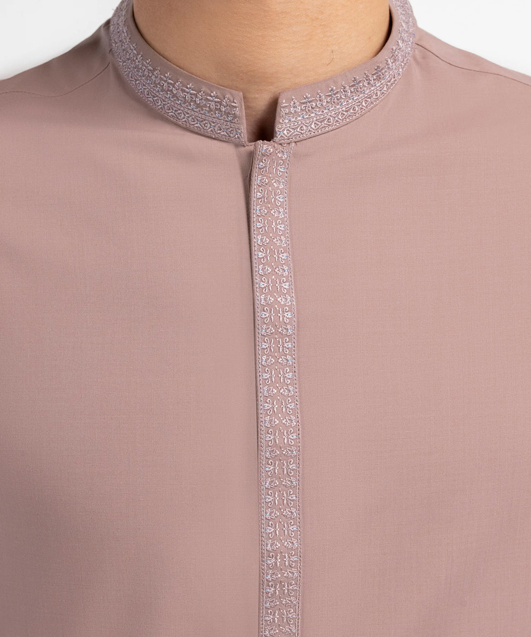 J. tea pink semi-formal kameez shalwar | JTKSA-42180-06
