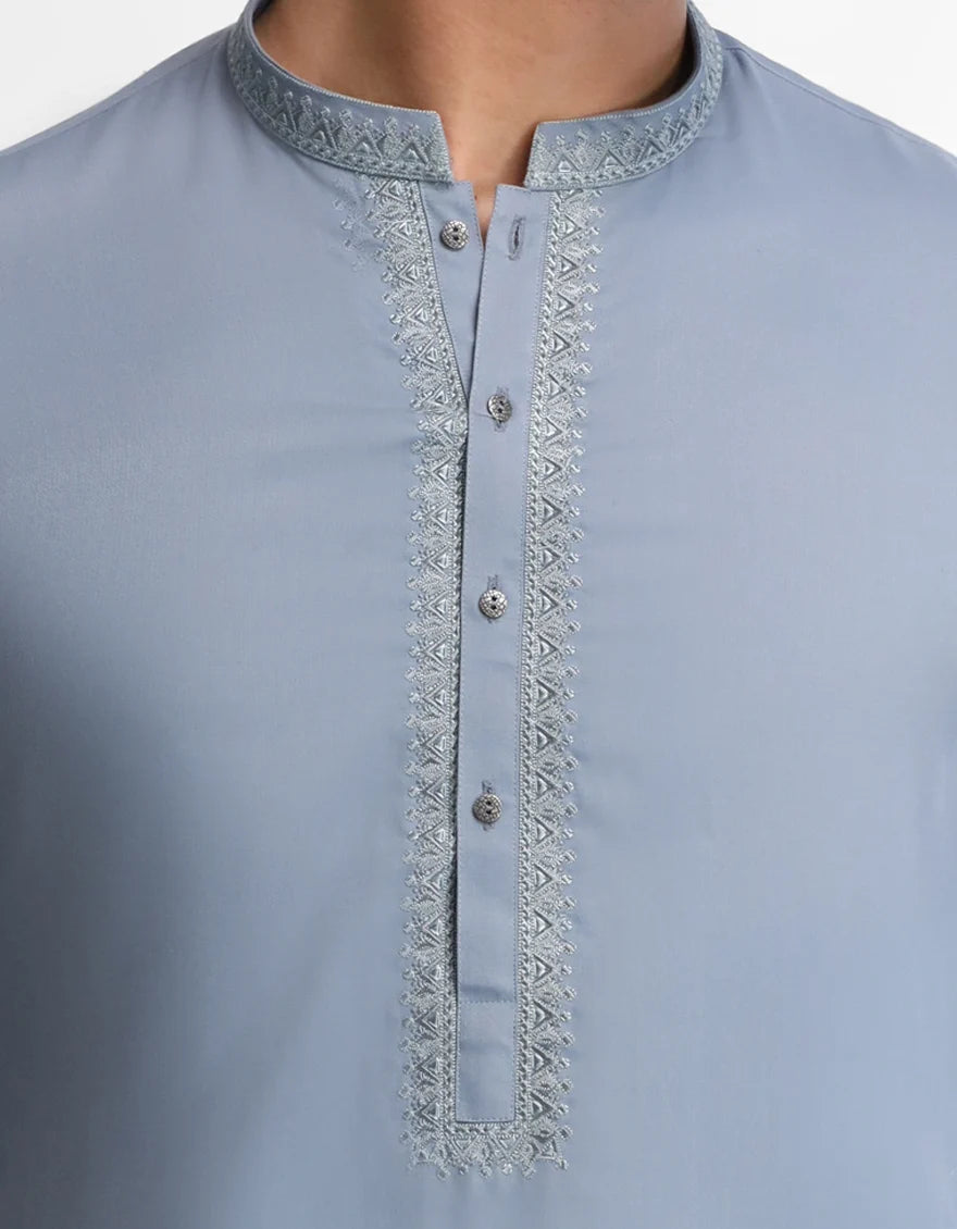 light grey semi-formal kurta trouser | JJKPA60097