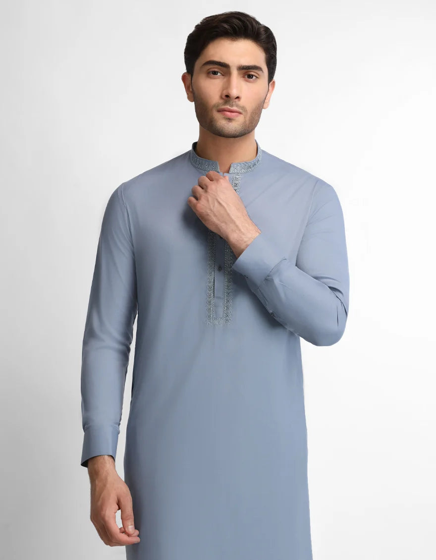 light grey semi-formal kurta trouser | JJKPA60097