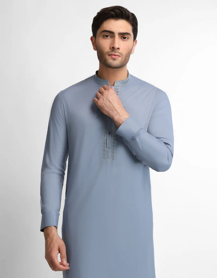 light grey semi-formal kurta trouser | JJKPA60097