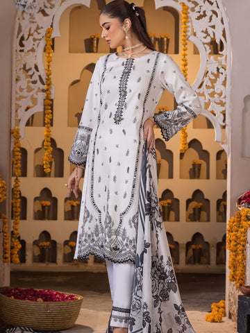 Rangreza Pakistani Maxi Off White Dress | Rr-57