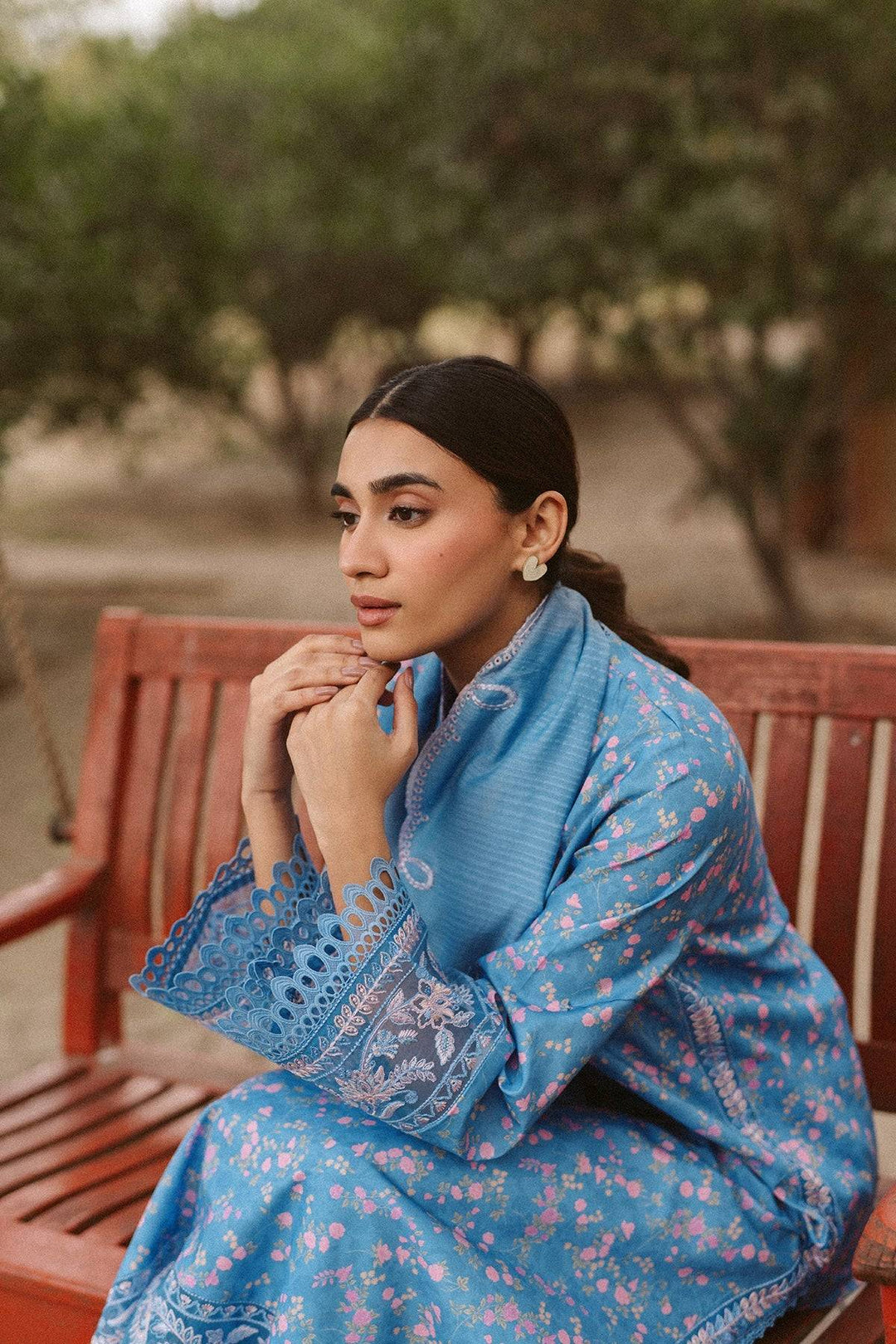 afrozeh blue dress Afrozeh | Wild Flower Bloom Luxury Formals