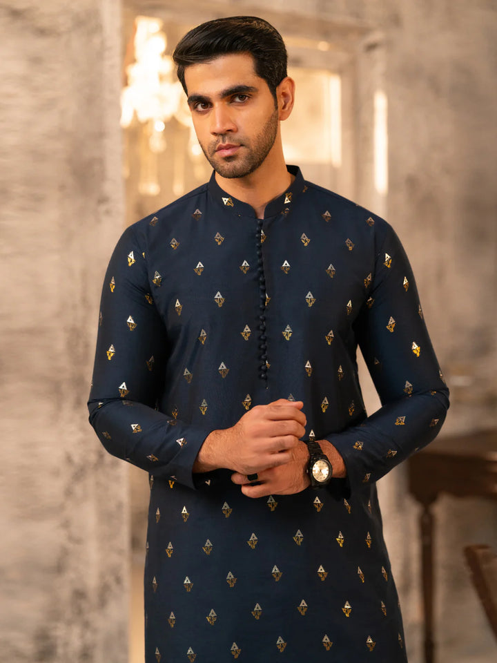 ALMIRAH Formal Brocade Kurta | AL-K-SP-071-16