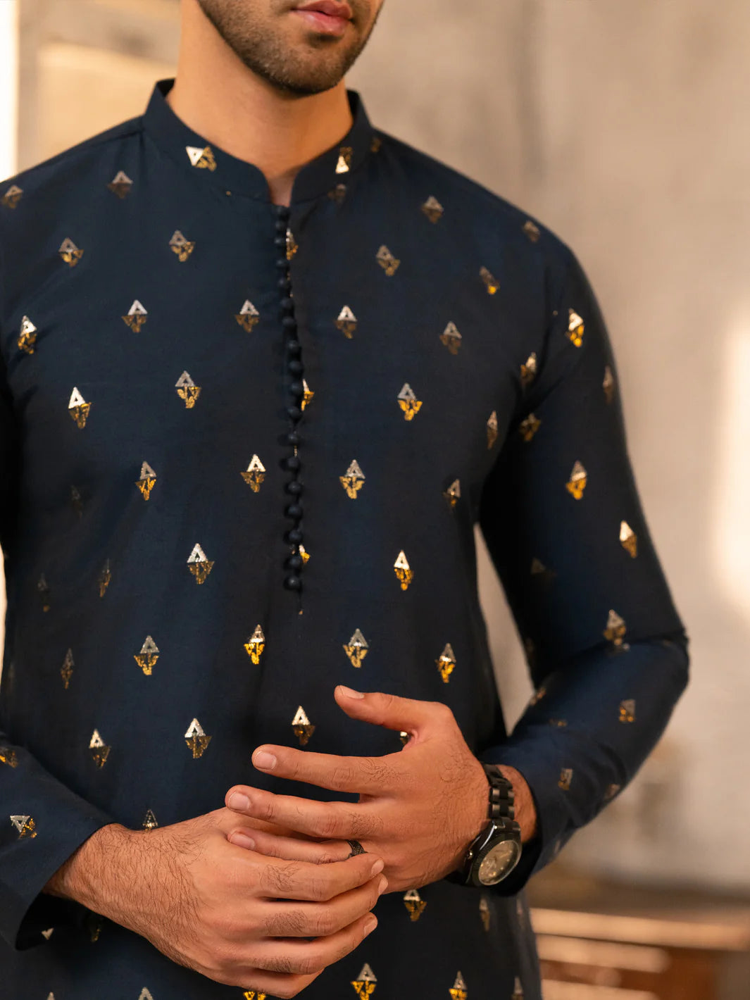 ALMIRAH Formal Brocade Kurta | AL-K-SP-071-16