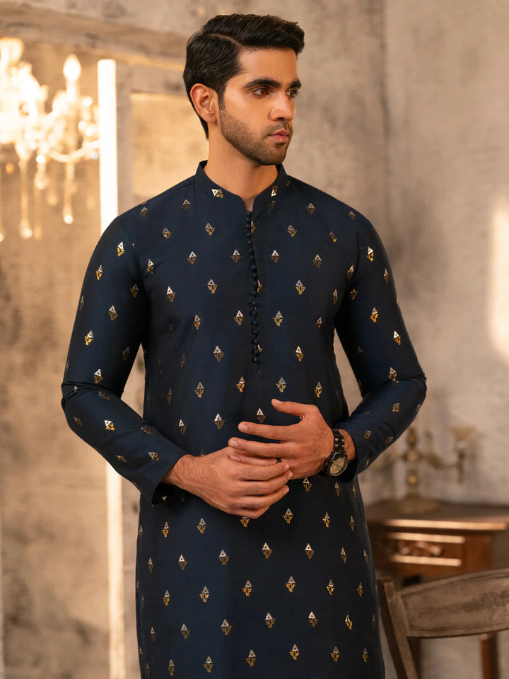ALMIRAH Formal Brocade Kurta | AL-K-SP-071-16