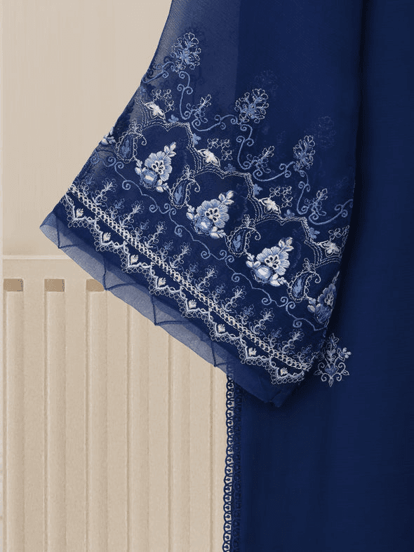 Agha Noor Online Pakistani Dress - Chiffon Hand Embroidered