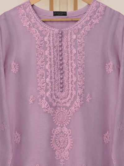 Agha Noor Two Piece Pure Organza Embroidered Shirt With Dupatta | S107167