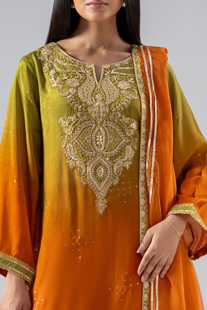 3-PC Embroidered Suit | CMA-6-264-16