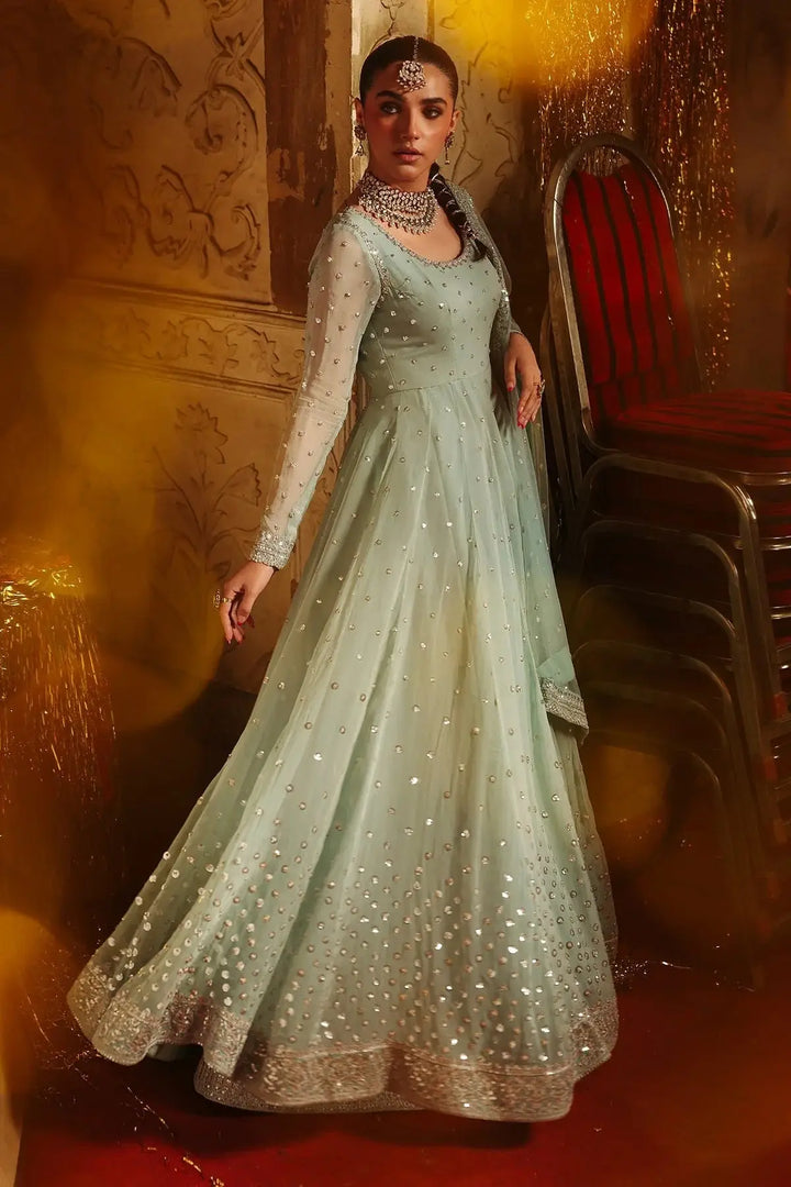 3-PC Embroidered Chiffon Suit | CMA-5-258-37