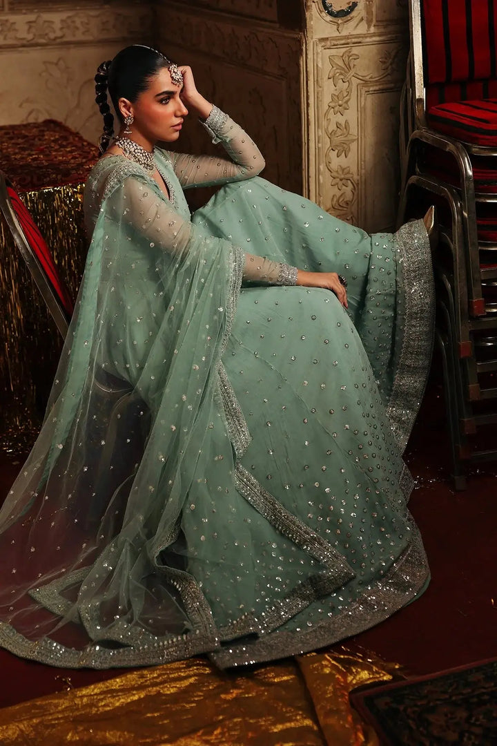 3-PC Embroidered Chiffon Suit | CMA-5-258-37