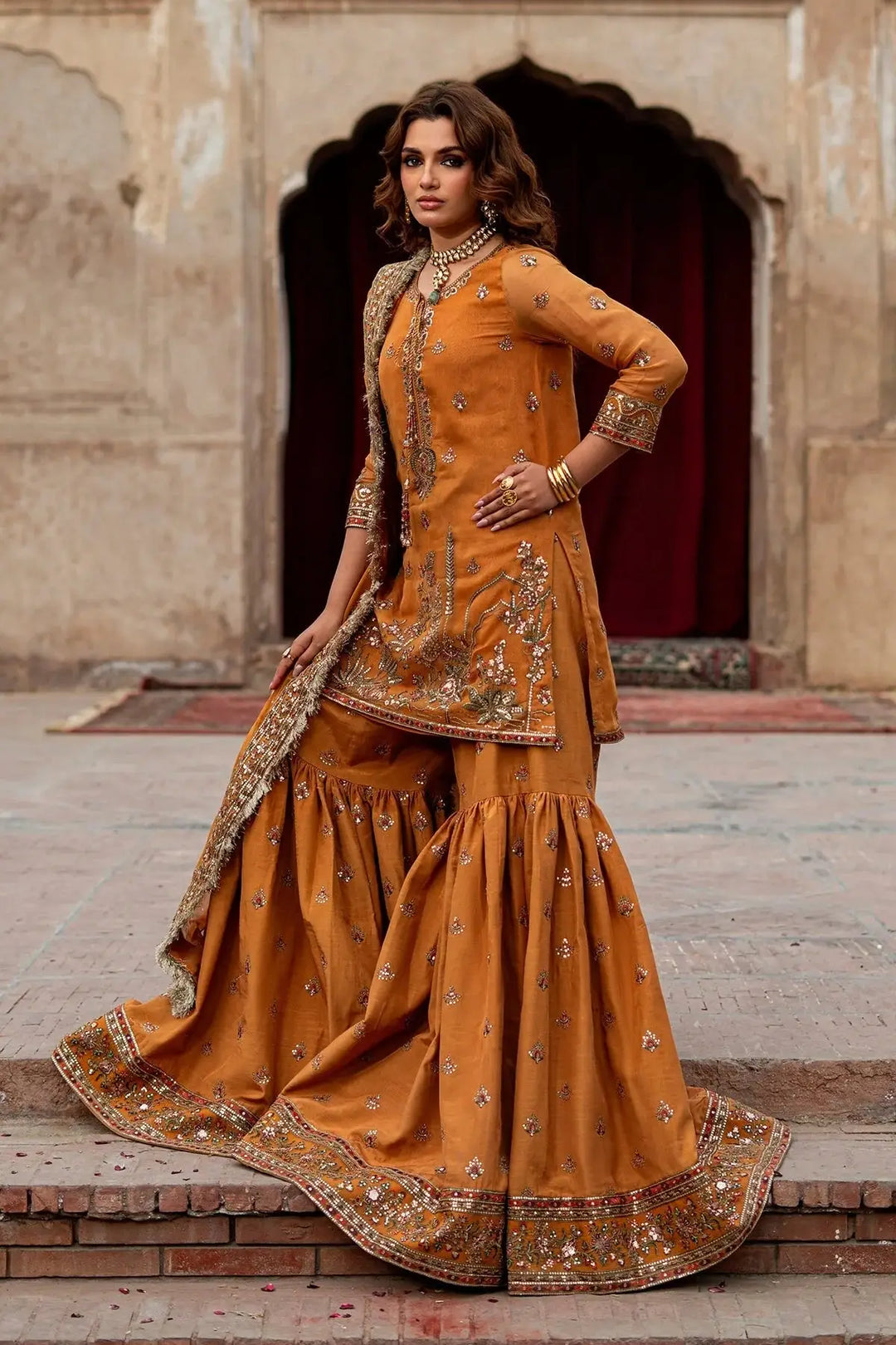 3-PC RAW SILK SUIT| CMA-6-225-26