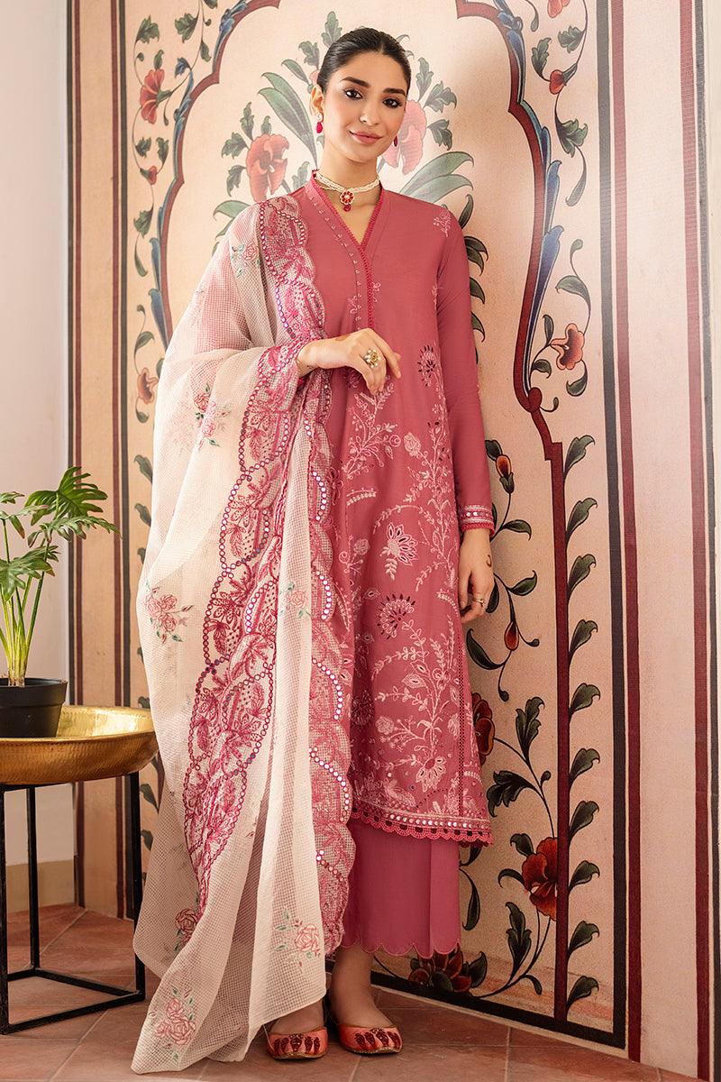 Cross Stitch Pink Pakistani Dress Causal Online | CS-0208