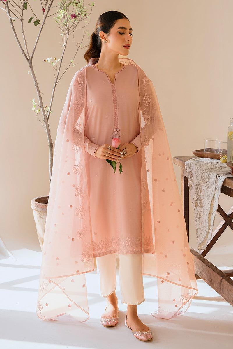 Cross Stitch Pink Causal Pakistani Ready To Wear | CS-0401