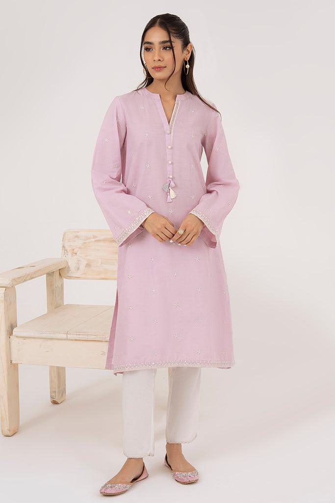 Cross Stitch 0123Rtwemlbas0403 Dawn Pink Embroidered Shirt Rangreza