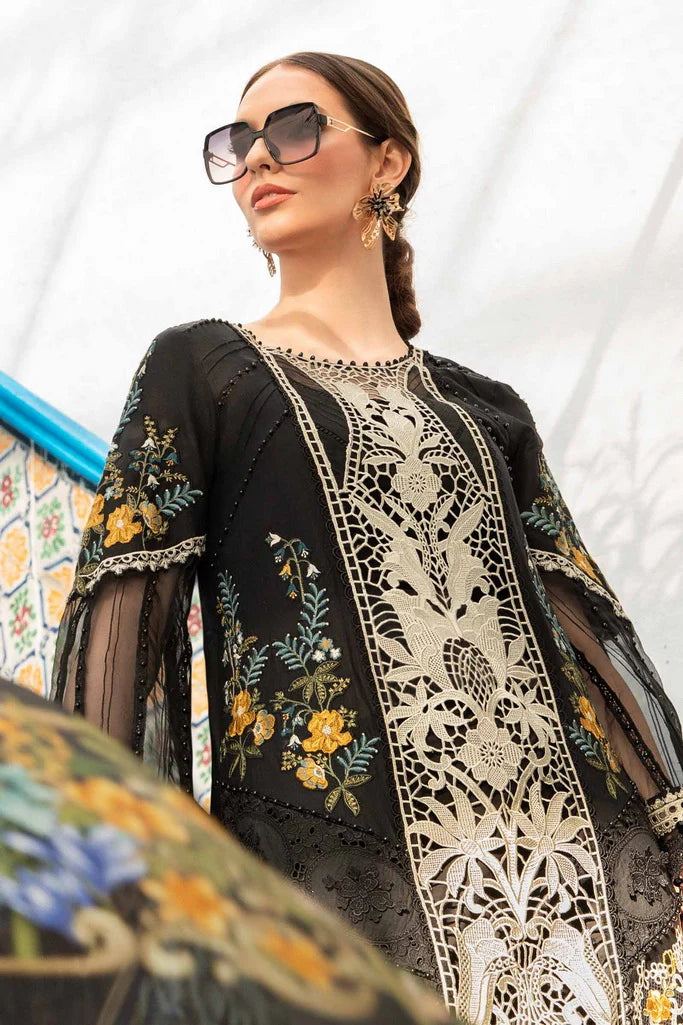 RANGREZA RANGREZA PAKISTANI PARTY WEAR DRESS | AL-932-09 SHIRT BOTTON AND DUPATTA RANGREZA USA 7327625425 United States S Black Lawn S / Black / Lawn M / Black / Lawn L / Black / Lawn XL / Black / Lawn