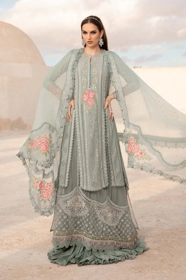 RANGREZA RANGREZA LUXURY CHIKANKARI EMBROIDERED LAWN 3 PC | AL-950-15 SHIRT BOTTON AND DUPATTA RANGREZA USA 7327625425 United States S Green Cotton S / Green / Cotton M / Green / Cotton L / Green / Cotton XL / Green / Cotton