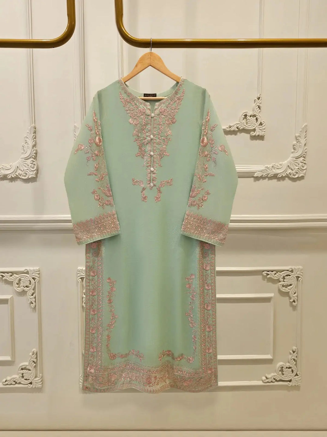 Agha Noor Suit - 2 Piece Embroidered Cotton Net | Comfort & Elegance Rangreza Agha Noor Suit - 2 Piece Embroidered Cotton Net | Comfort & Elegance Rangreza
