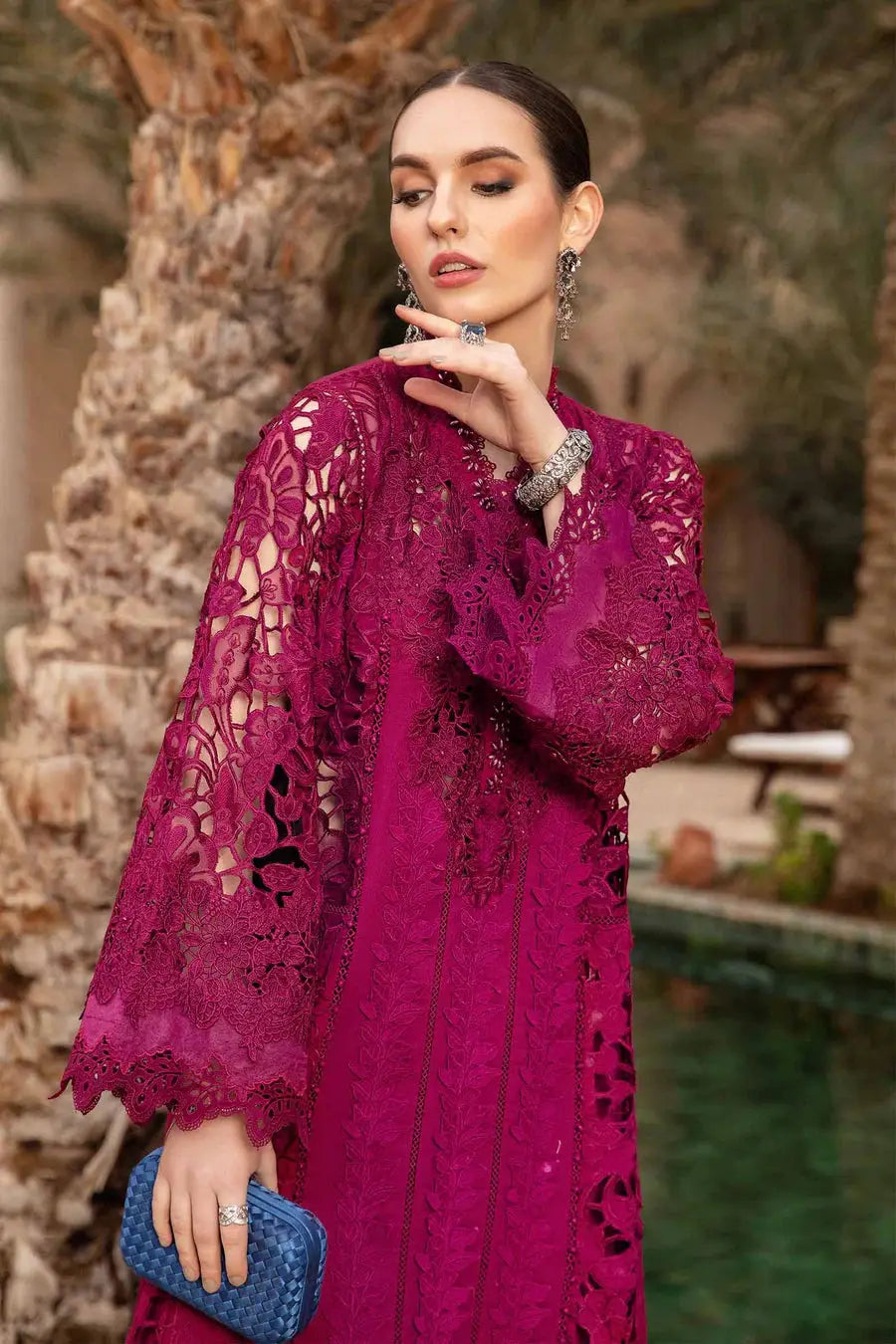 RANGREZA RANGREZA 3 PIECE MAGENDA CHIKENKARI | AL-911-10 SHIRT BOTTON AND DUPATTA RANGREZA USA 7327625425 United States S Magenda Lawn S / Magenda / Lawn M / Magenda / Lawn L / Magenda / Lawn XL / Magenda / Lawn