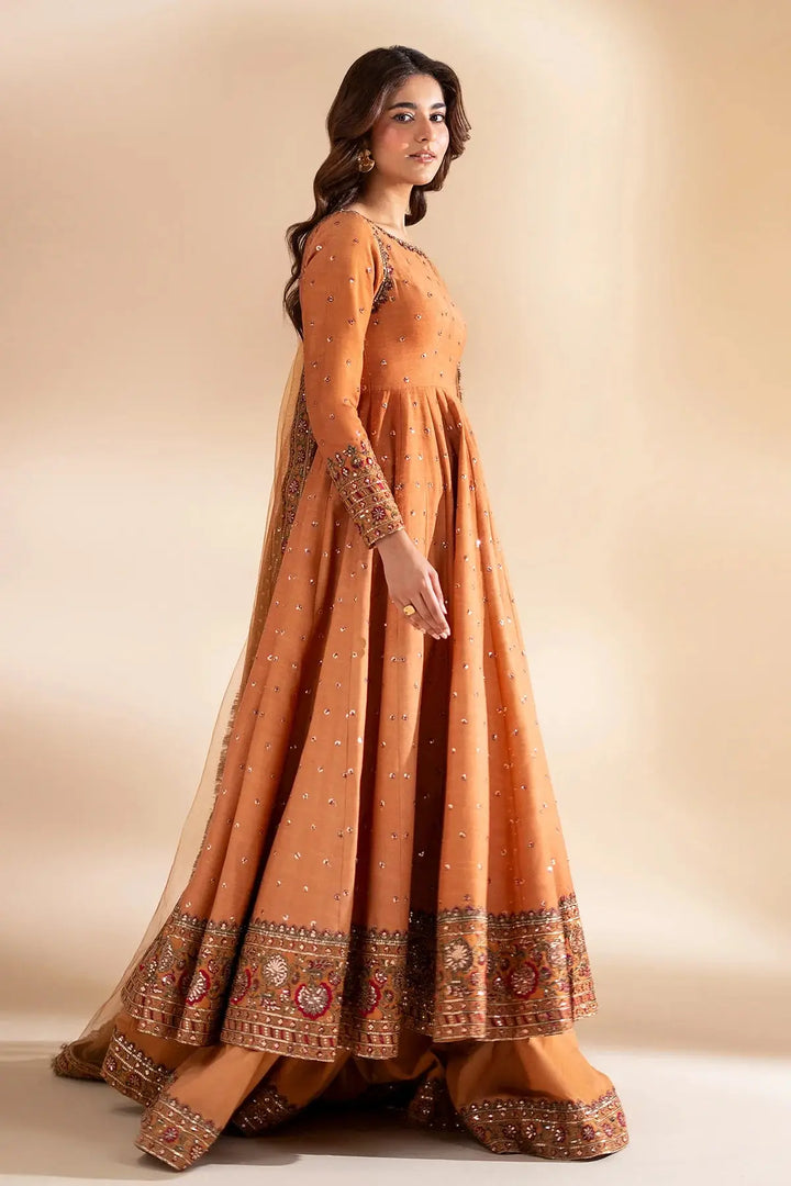 3-PC  Embroidered Silk | CMA-6-395-28